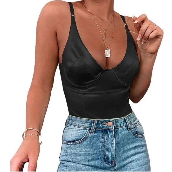 Sexy Tank Top Underwire Bodysuit - Picture 8 of 16